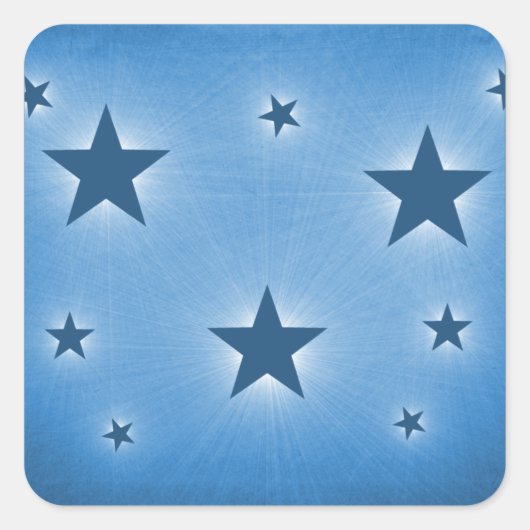 Sterren in de Stickers van het Night Sky-plein, bl (Voorkant)