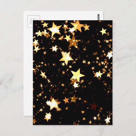 Sterren in duisternis briefkaart (Voorkant / Achterkant)