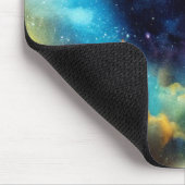 Sterren in een regenboogkleurige nebula Mousepad Muismat (Hoek)