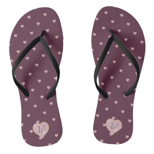 Sterren in hart op Teenslippers in de haven (Voetbed)