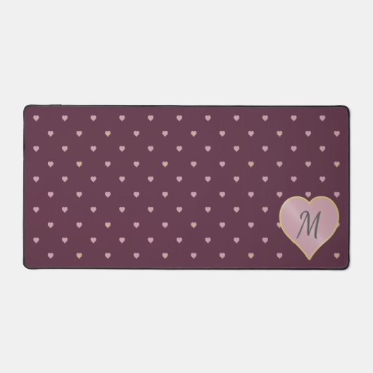 Sterren in harten op poort bureaumat (Voorkant)