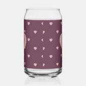 Sterren in harten op Port Blikvorm Glas (Rechts)