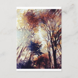 Sterren in het bos kaart