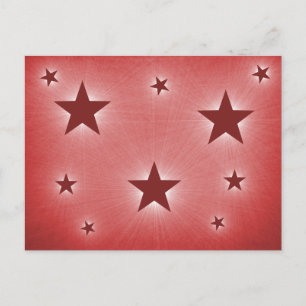 Sterren in het Briefkaart Night Sky, Dark Red