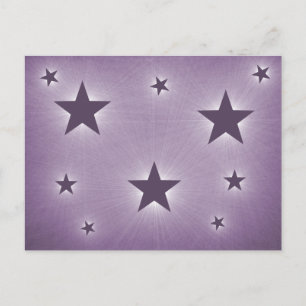 Sterren in het Briefkaart Night Sky, Paars