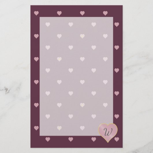 Sterren in het hart van havenbakkerij briefpapier (Voorkant)