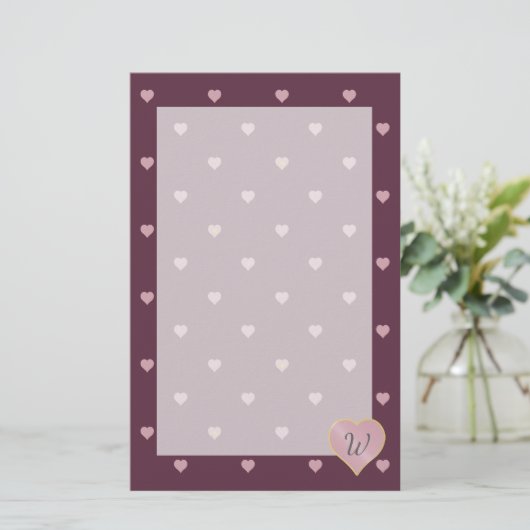 Sterren in het hart van havenbakkerij briefpapier (Staand voorkant)