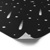 sterren in het nachtelijke hemelpatroon poster (Hoek)