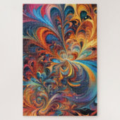 Sterren in kaleidoscope legpuzzel (Verticaal)