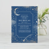 Sterren in liefdevolle herinnering begrafenisdiens kaart (Staand voorkant)