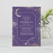 Sterren in liefdevolle herinnering begrafenisdiens kaart (Staand voorkant)