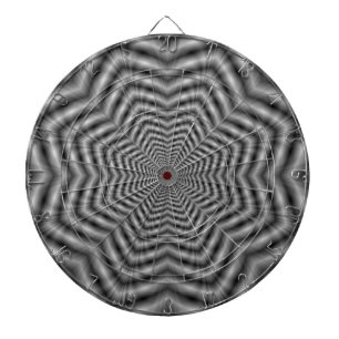 sterren in sterren in zwart-wit dartboard dartbord