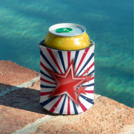 Sterren in Stripes Freedom Blikjeskoeler