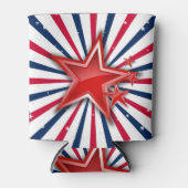 Sterren in Stripes Freedom Blikjeskoeler (Voorkant)