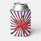 Sterren in Stripes Freedom Blikjeskoeler (Blikje Achterkant)