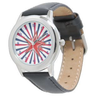 Sterren in Stripes Freedom Horloge