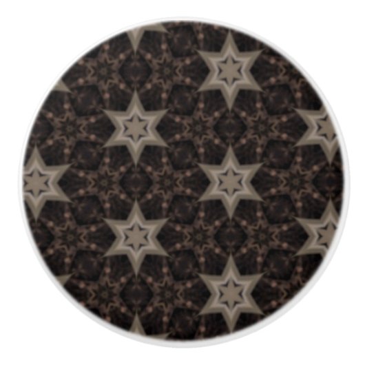 Sterren Keramische Knop (Voorkant)