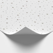 Sterren Kerstmis - boho Cadeaupapier (Hoek)