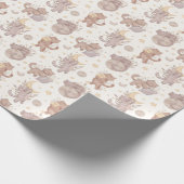 Sterren Kittens Cadeaupapier (Hoek)