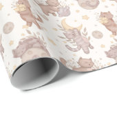 Sterren Kittens Cadeaupapier (Rol Hoek)