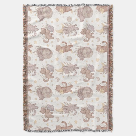 Sterren Kittens Deken (Voorkant Verticaal)