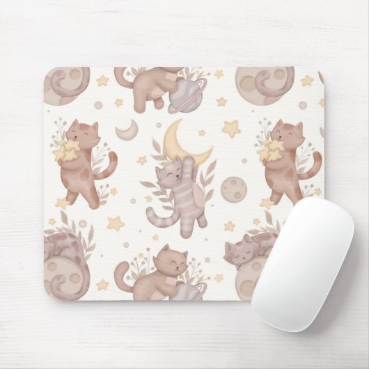 Sterren Kittens Muismat (Met muis)