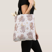 Sterren Kittens Tote Bag (Dichtbij)