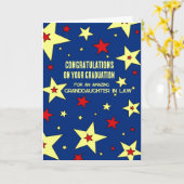 Sterren Kleindochter in de Wet Gefeliciteerd Kaart (Gele Bloem)