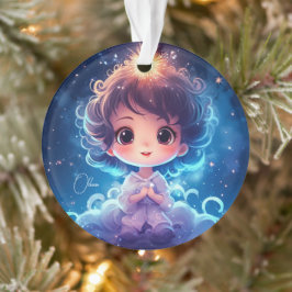 Sterren Kleine Prinses Nighttime Meisje Personalis Ornament