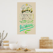 Sterren kunnen geen Typografische Poster vormen (Keuken)
