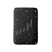 Sterren kunnen niet schijnen zonder duisternis badmat (Voorkant Verticaal)