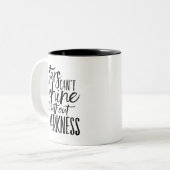 Sterren kunnen niet schijnen zonder Mok (Voorkant links)