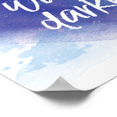 Sterren kunnen niet schitteren zonder duisternis i poster (Hoek)