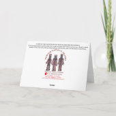 Sterren langs de Rio Grande Cotton Wood Trees Kaart (Achterkant)