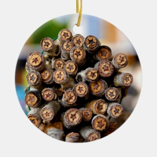 Sterren langs de Rio Grande Cotton Wood Trees Keramisch Ornament (Voorkant)