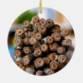 Sterren langs de Rio Grande Cotton Wood Trees Keramisch Ornament (Achterkant)