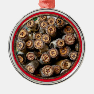 Sterren langs de Rio Grande Cotton Wood Trees Metalen Ornament