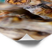 Sterren langs de Rio Grande Cotton Wood Trees Perfect Poster (Hoek)