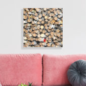 Sterren langs de Rio Grande Cotton Wood Trees Talk Canvas Afdruk (Insitu (Woonkamer))