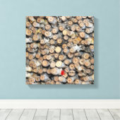 Sterren langs de Rio Grande Cotton Wood Trees Talk Canvas Afdruk (Insitu (Houten vloer))