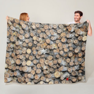 Sterren langs de Rio Grande Cotton Wood Trees Talk Fleece Deken