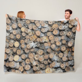 Sterren langs de Rio Grande Cotton Wood Trees Talk Fleece Deken