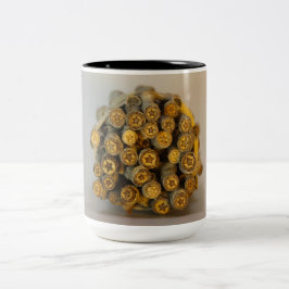 Sterren langs de Rio Grande Cotton Wood Trees Tweekleurige Koffiemok