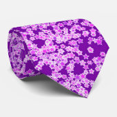 Sterren, lavender tegen donker paars stropdas (Opgerold)