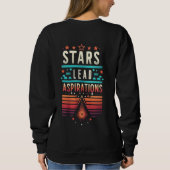 Sterren leiden aspiraties trui (Achterkant)