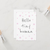 Sterren Leuk Welkom baby / Geboorte Gefeliciteerd Kaart (Voorkant / Achterkant in situ)