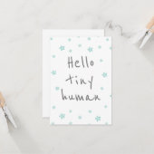 Sterren Leuk Welkom baby / Geboorte Gefeliciteerd Kaart (Voorkant / Achterkant in situ)