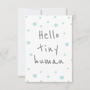 Sterren Leuk Welkom baby / Geboorte Gefeliciteerd Kaart