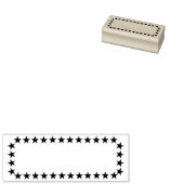 Sterren Lijst Boarder Rubber Stamp Rubberstempel (Gestempeld)