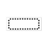 Sterren Lijst Boarder Rubber Stamp Rubberstempel (Afrduk)